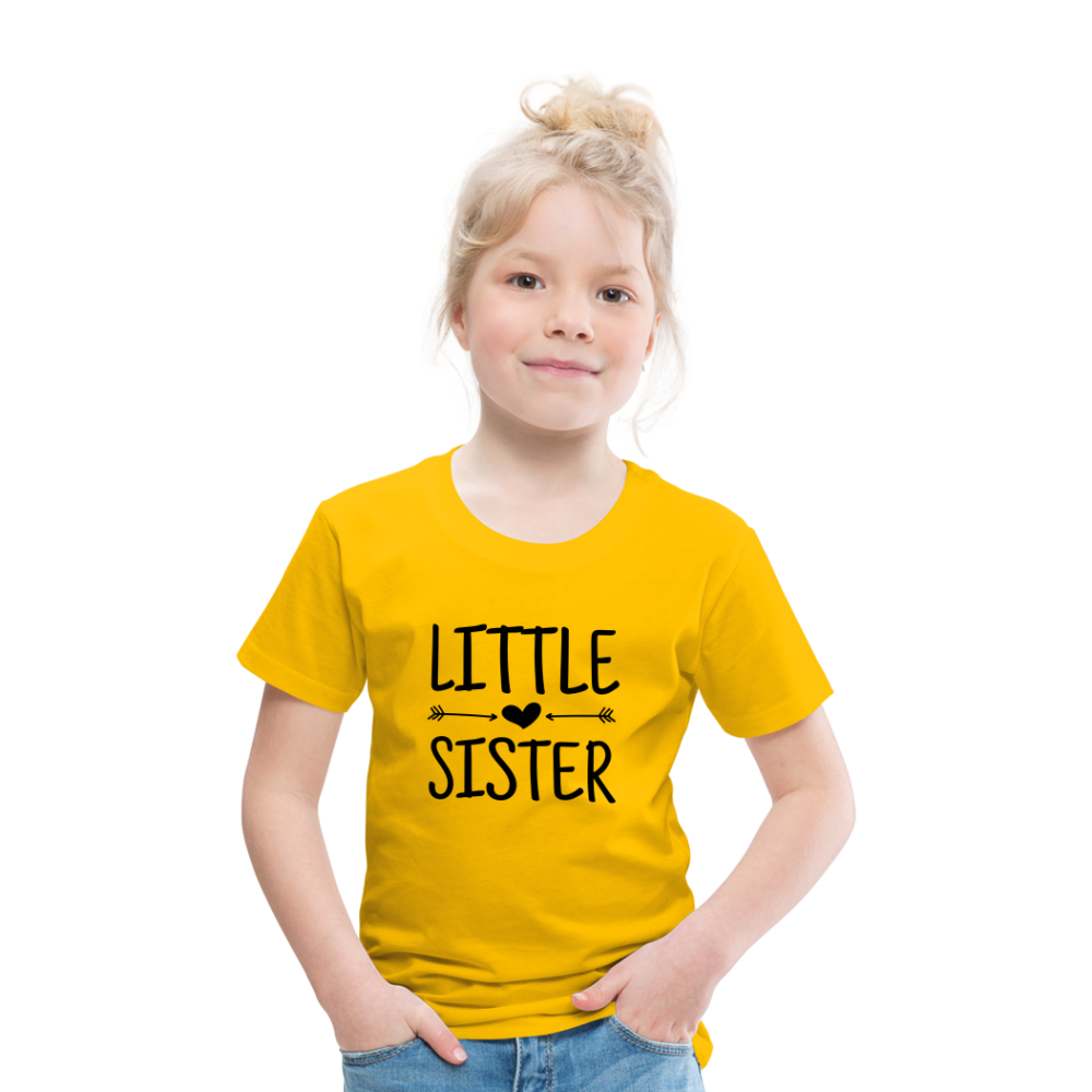 Little Sister Kinder T-Shirt - Sonnengelb