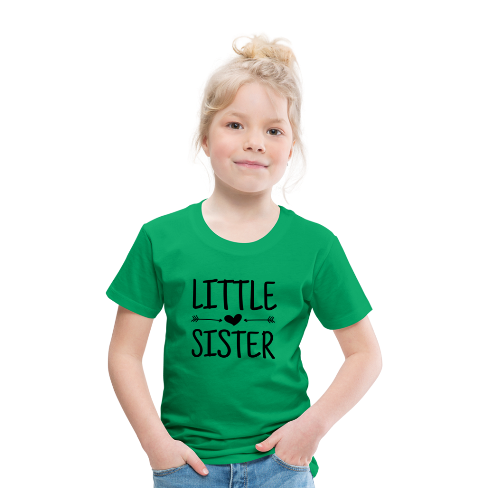 Little Sister Kinder T-Shirt - Kelly Green