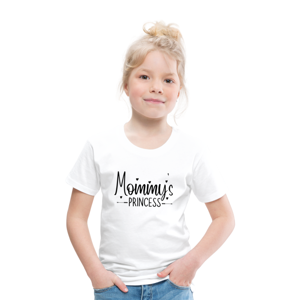 Mommys Princess Kinder T-Shirt - weiß