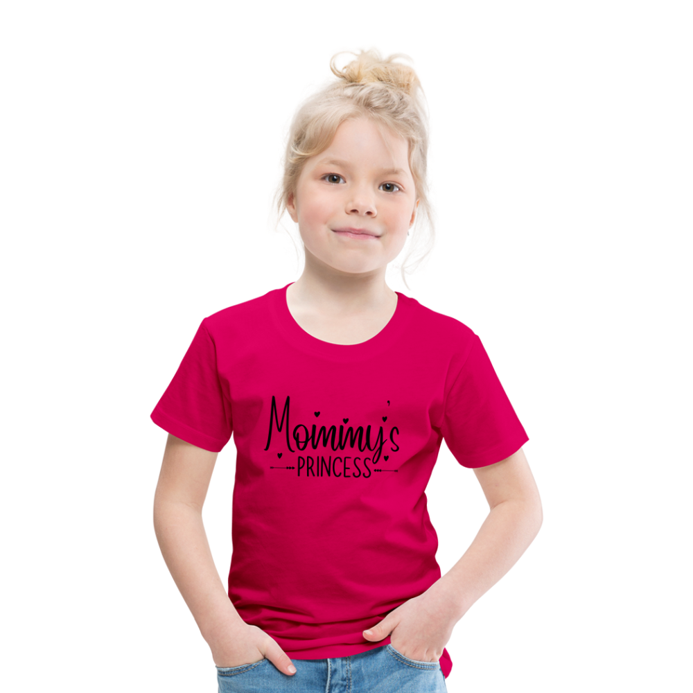 Mommys Princess Kinder T-Shirt - dunkles Pink