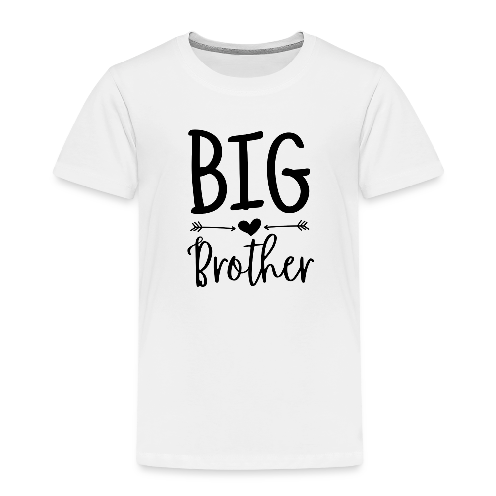 Big Brother Kinder T-Shirt - weiß