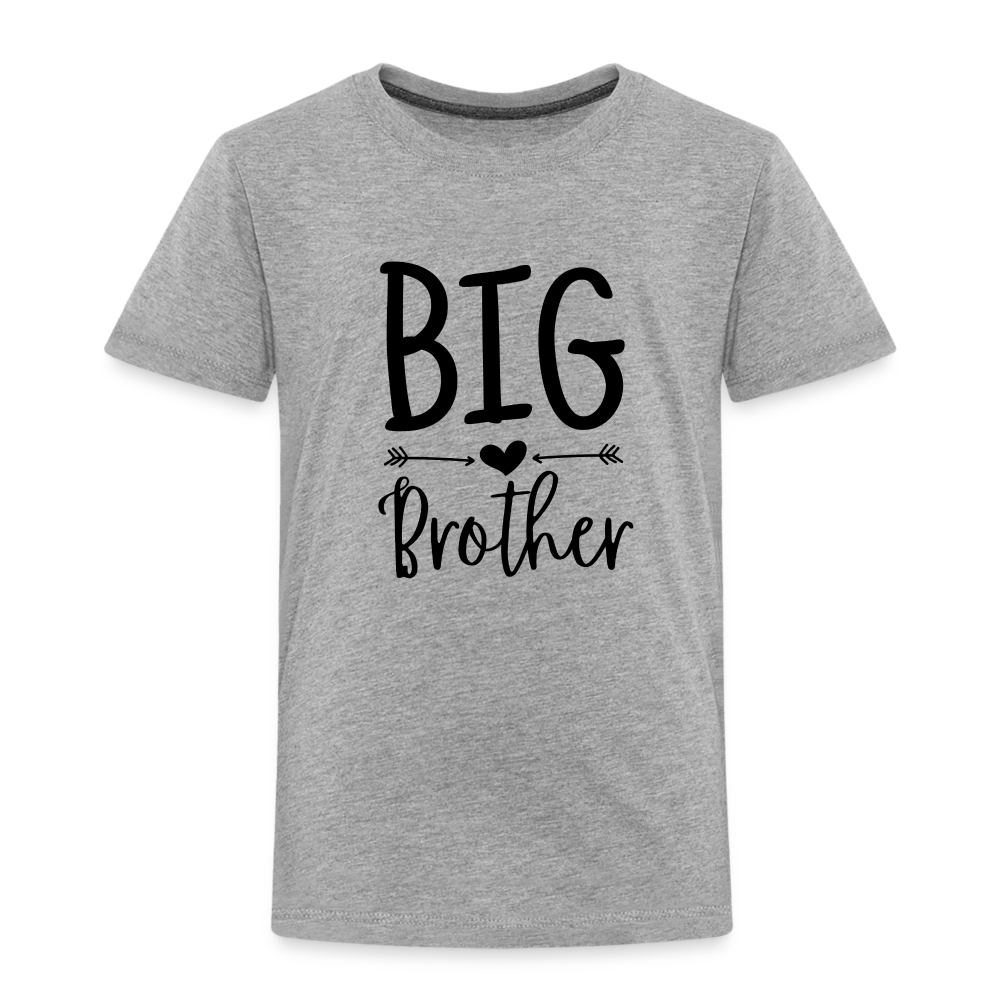Big Brother Kinder T-Shirt - Grau meliert