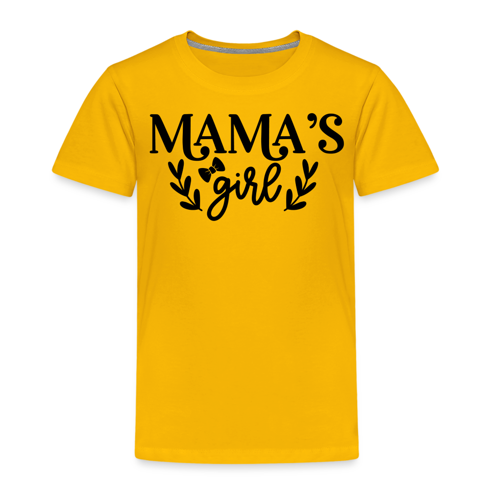 Mama´s Girl Kinder T-Shirt - Sonnengelb