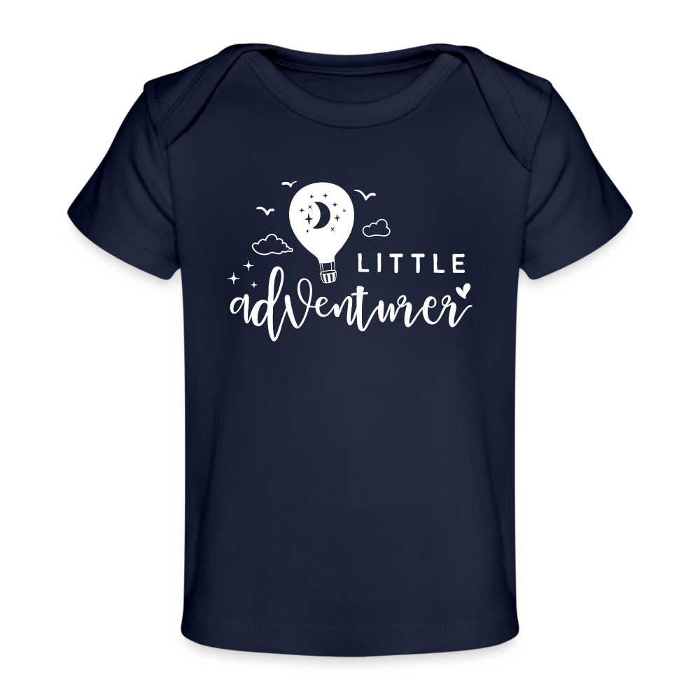 little adventurer Baby Bio-T-Shirt - Dunkelnavy