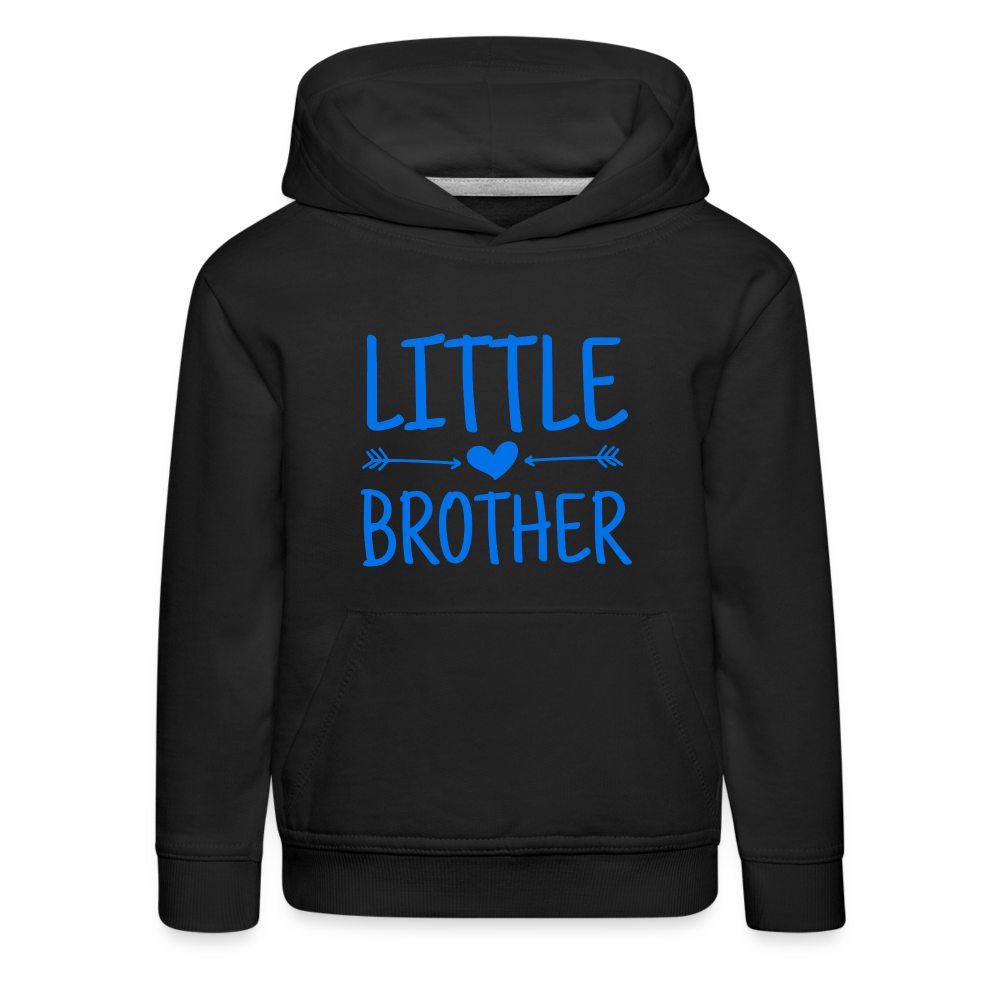 Little Brother Kinder Premium Hoodie - Schwarz