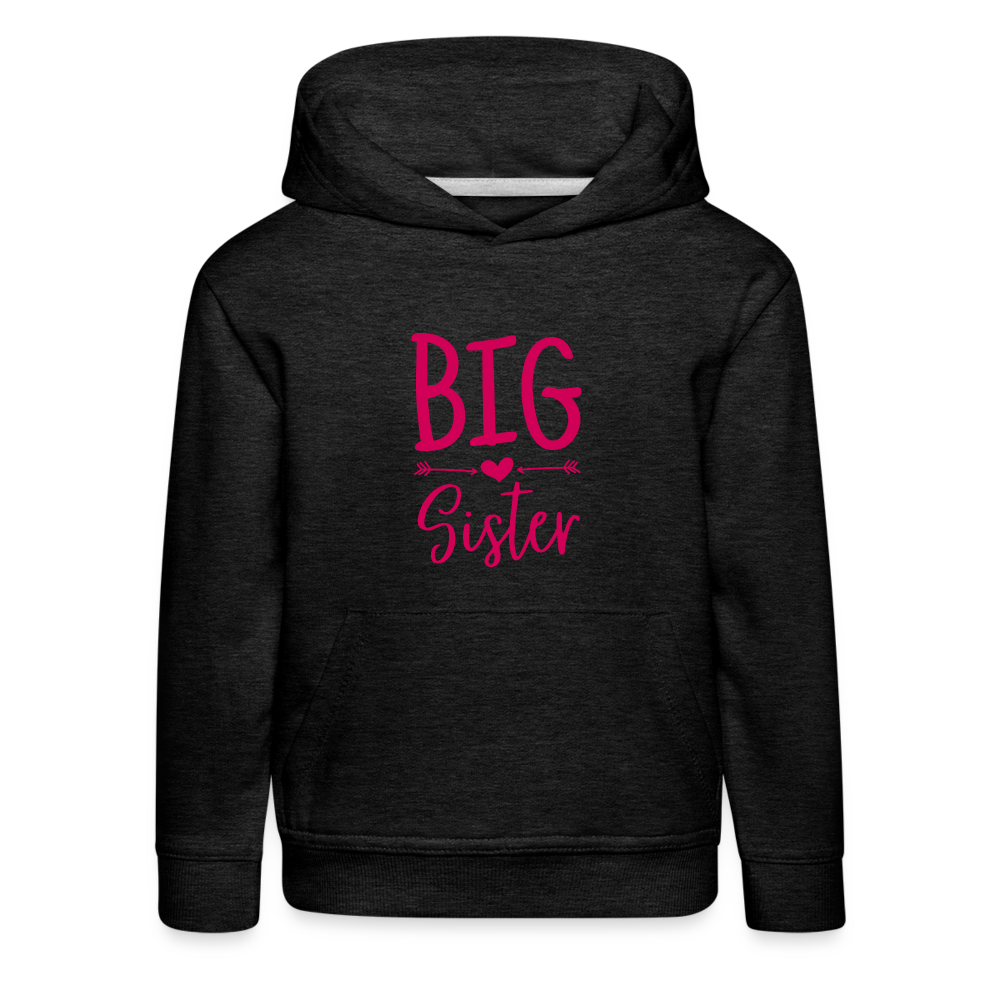 Big Sister Kinder Premium Hoodie - Anthrazit