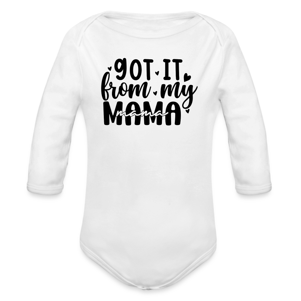 got it from my Mama Baby Bio-Langarm-Body - weiß