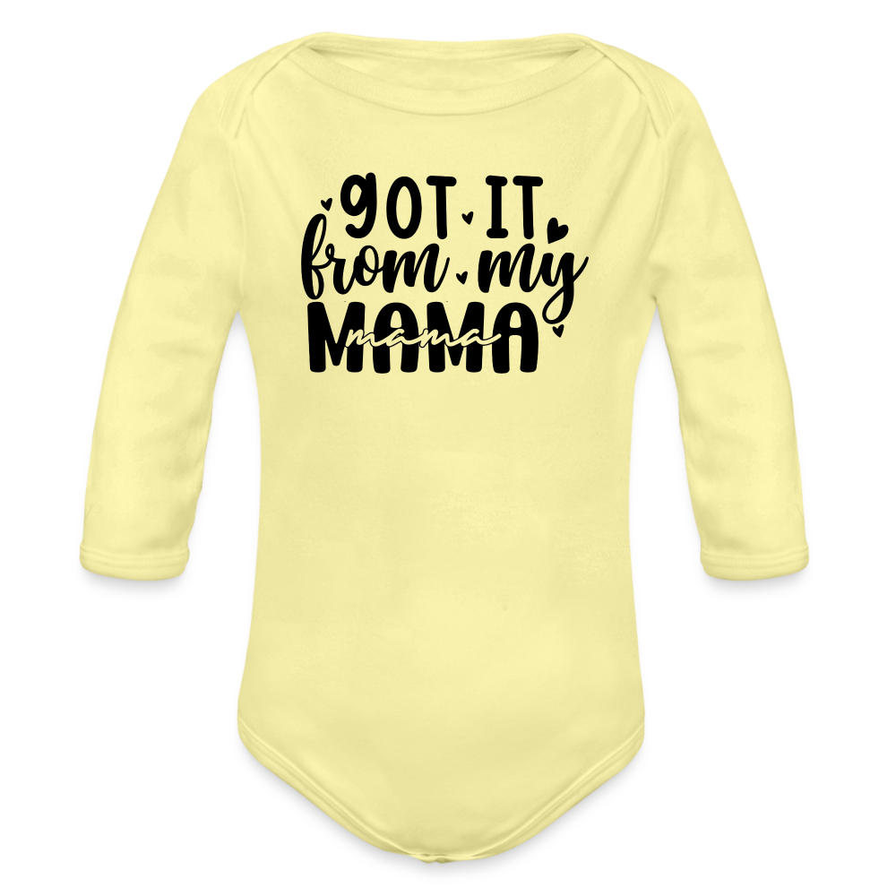 got it from my Mama Baby Bio-Langarm-Body - Hellgelb