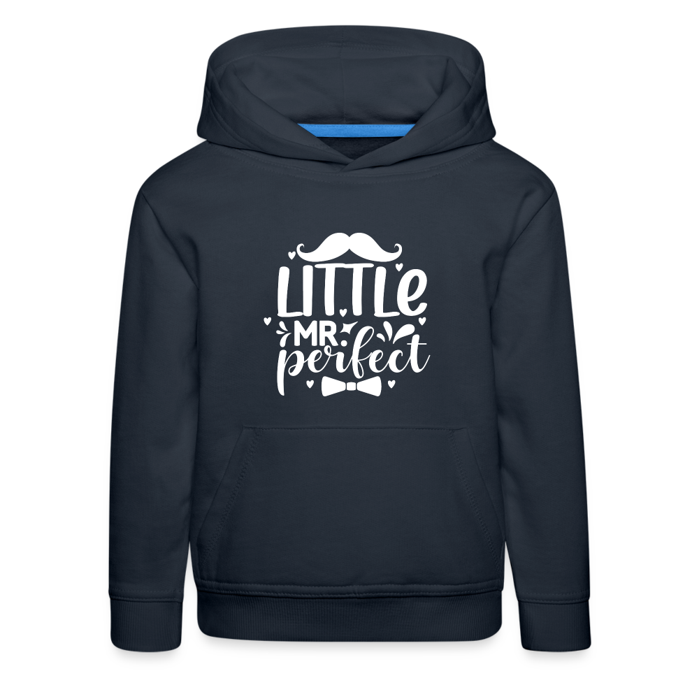 little Mr. perfect - Kinder Premium Hoodie - Navy
