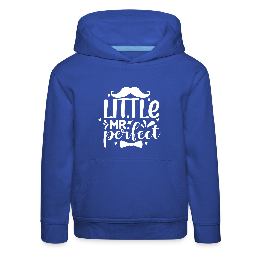 little Mr. perfect - Kinder Premium Hoodie - Royalblau