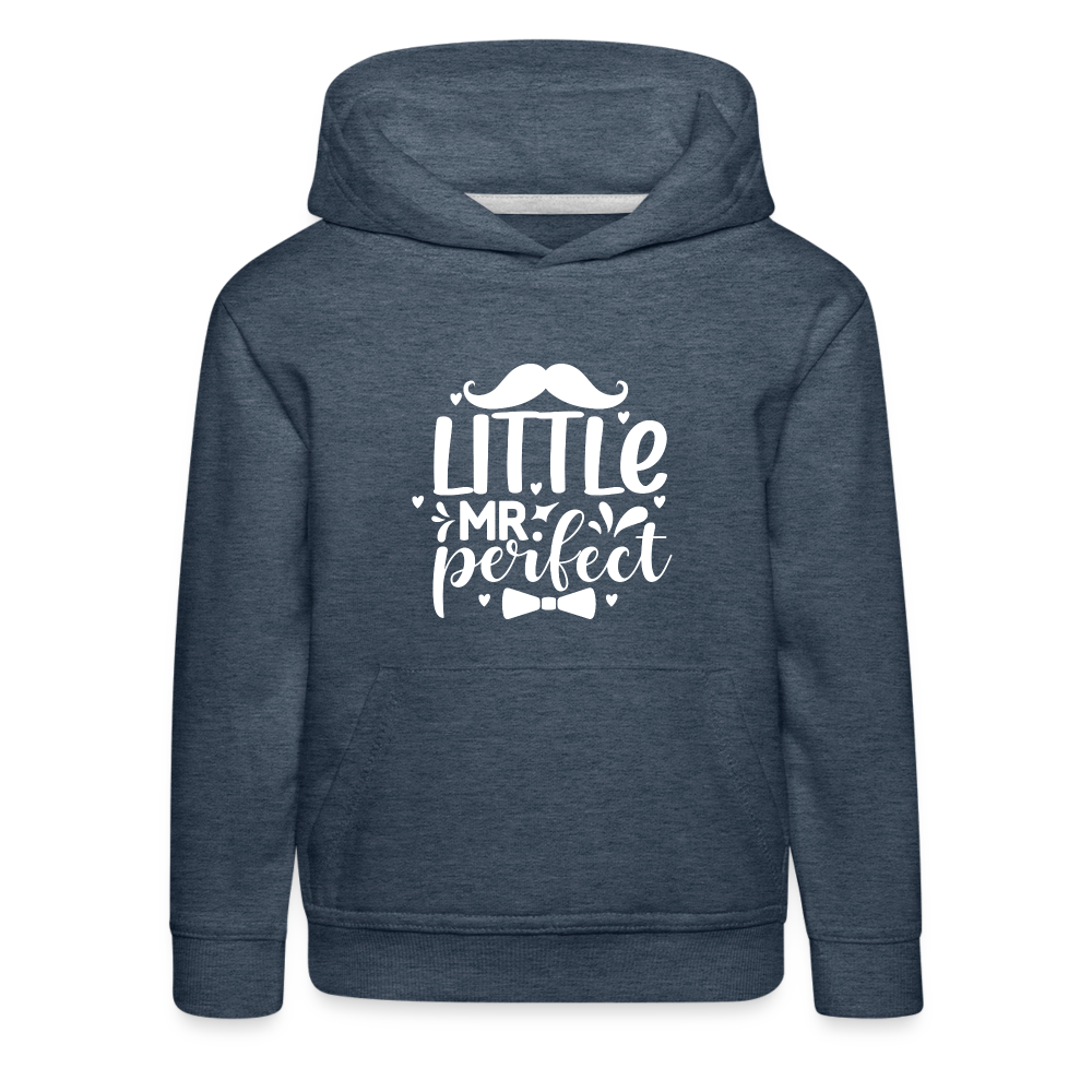 little Mr. perfect - Kinder Premium Hoodie - Jeansblau
