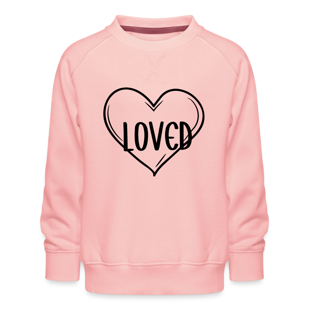 Loved - Kinder Premium Pullover - Kristallrosa