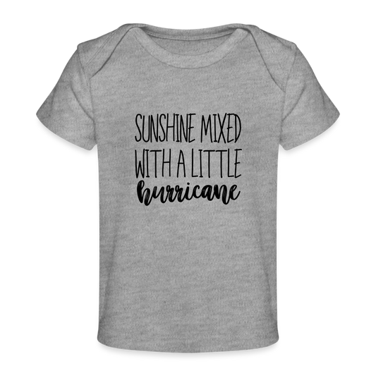 hurricane - Baby Bio-T-Shirt - Grau meliert