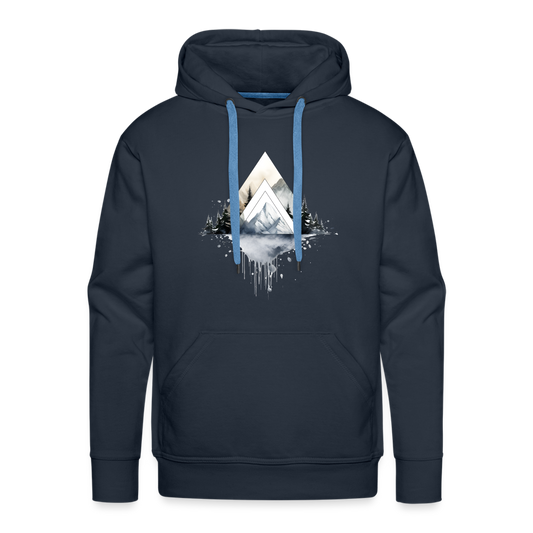 Triangle Snow - Männer Premium Hoodie - Navy