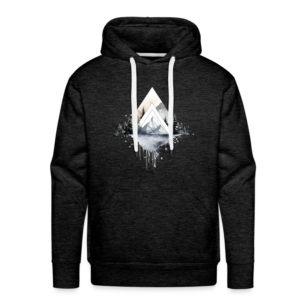 Triangle Snow - Männer Premium Hoodie - Anthrazit