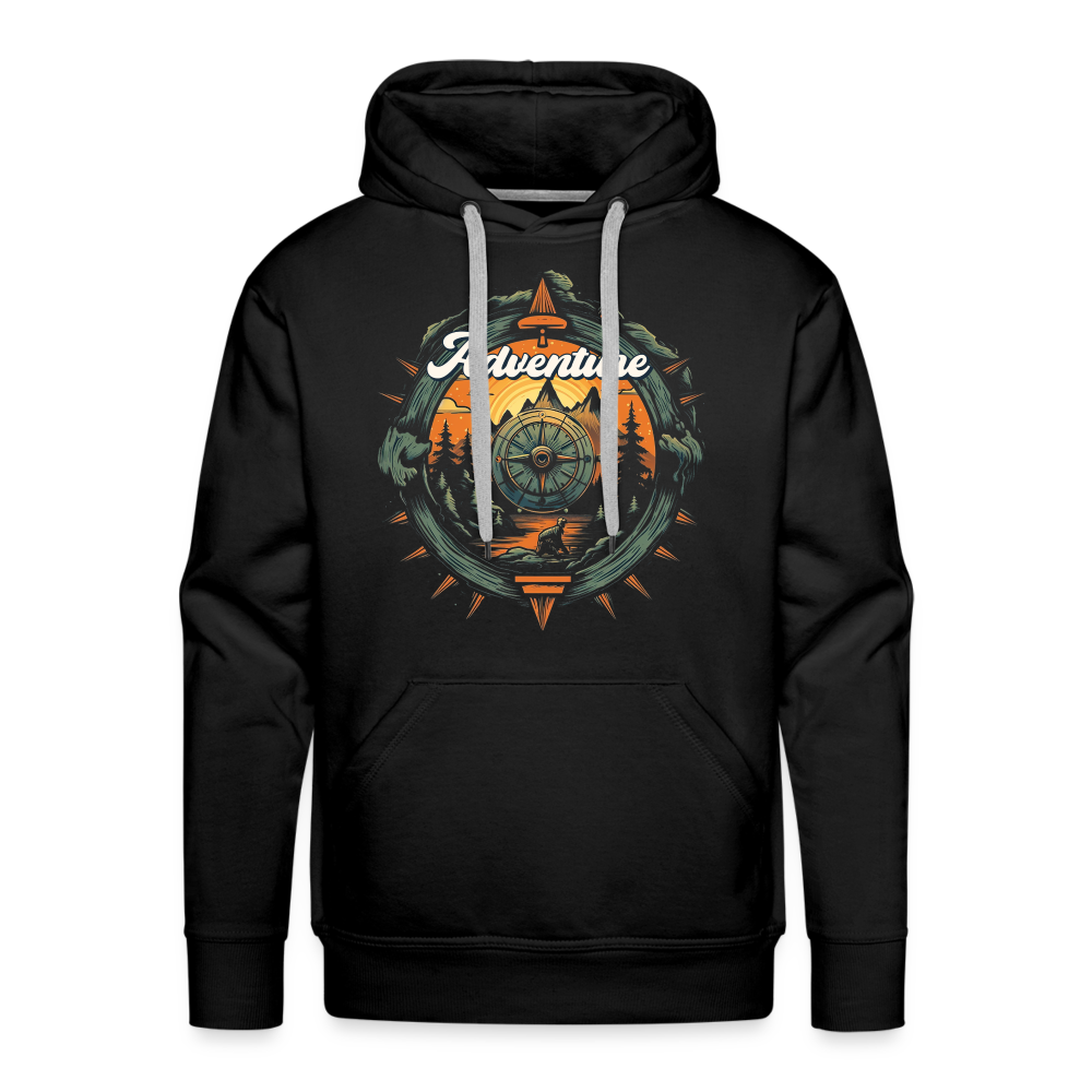 Adventure - Männer Premium Hoodie - Schwarz