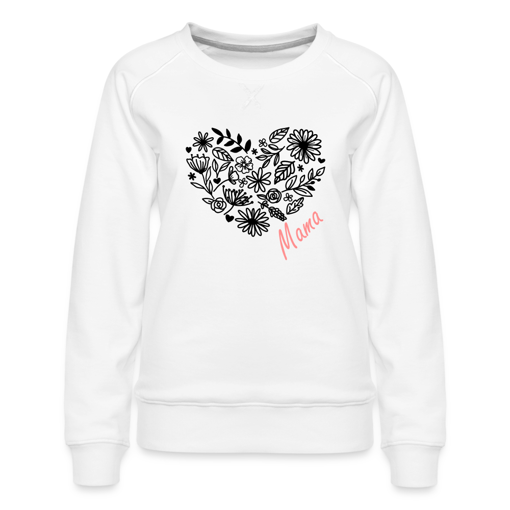 Mama Frauen Pullover - weiß