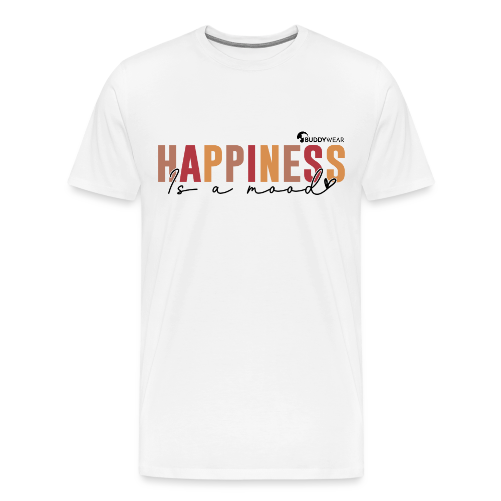 Happiness Unisex Premium T-Shirt - weiß