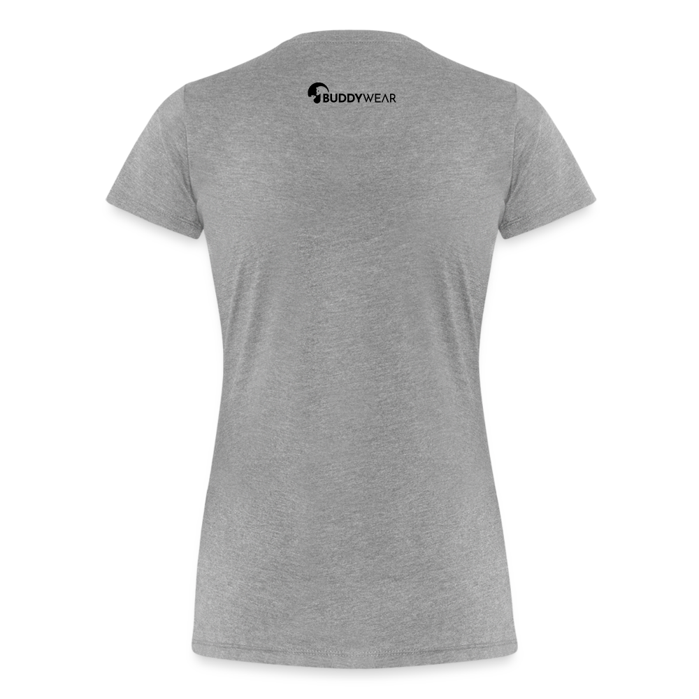 Capable - Worthy - Enough - Frauen Premium T-Shirt - Grau meliert