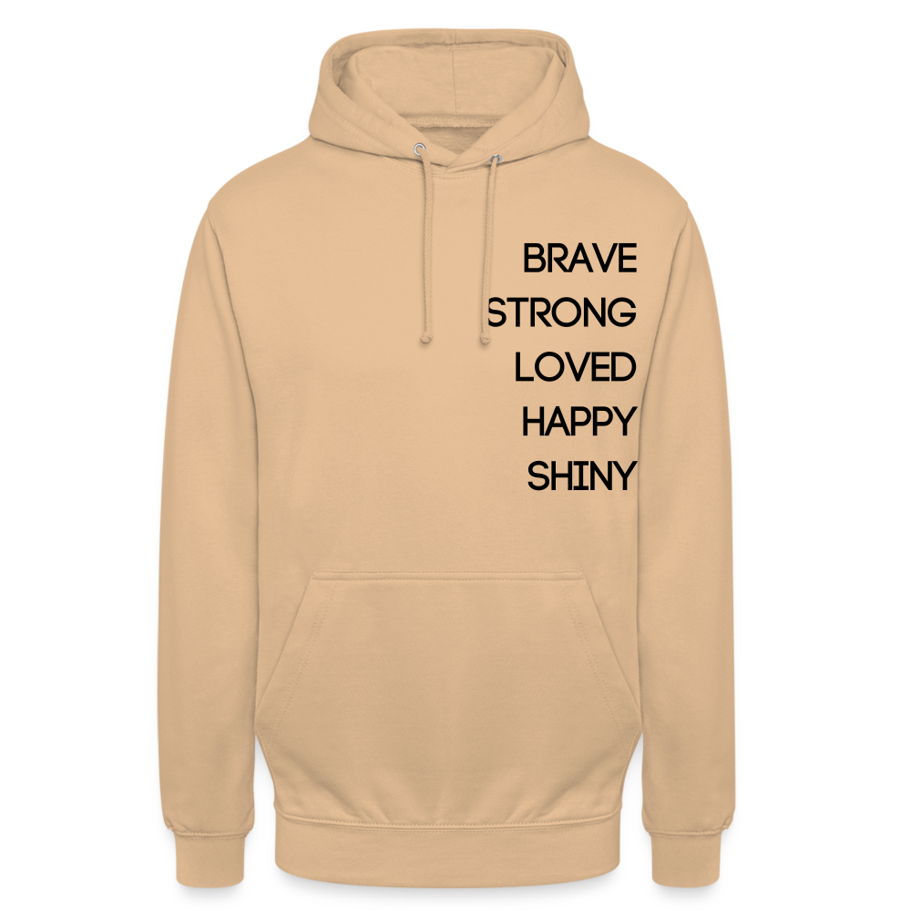 Affirmation Unisex Hoodie - Beige