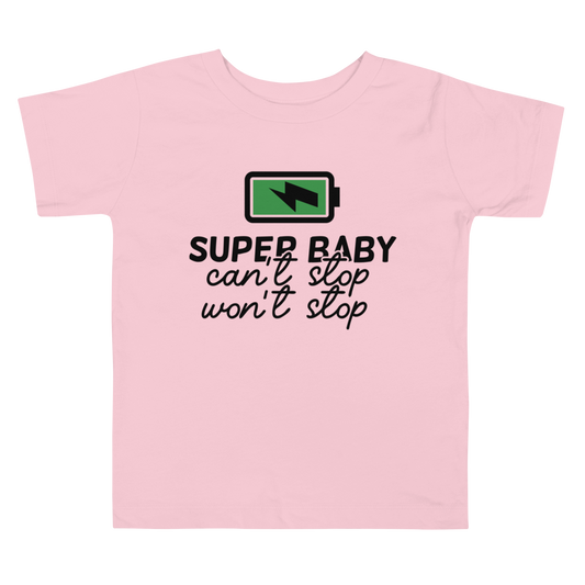 Batterie Super Baby-T-Shirt