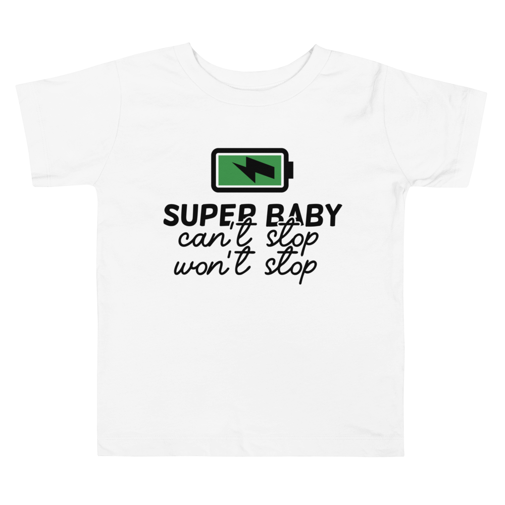 Batterie Super Baby-T-Shirt