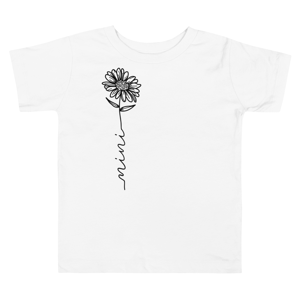 Kurzärmeliges Blumen Baby-T-Shirt