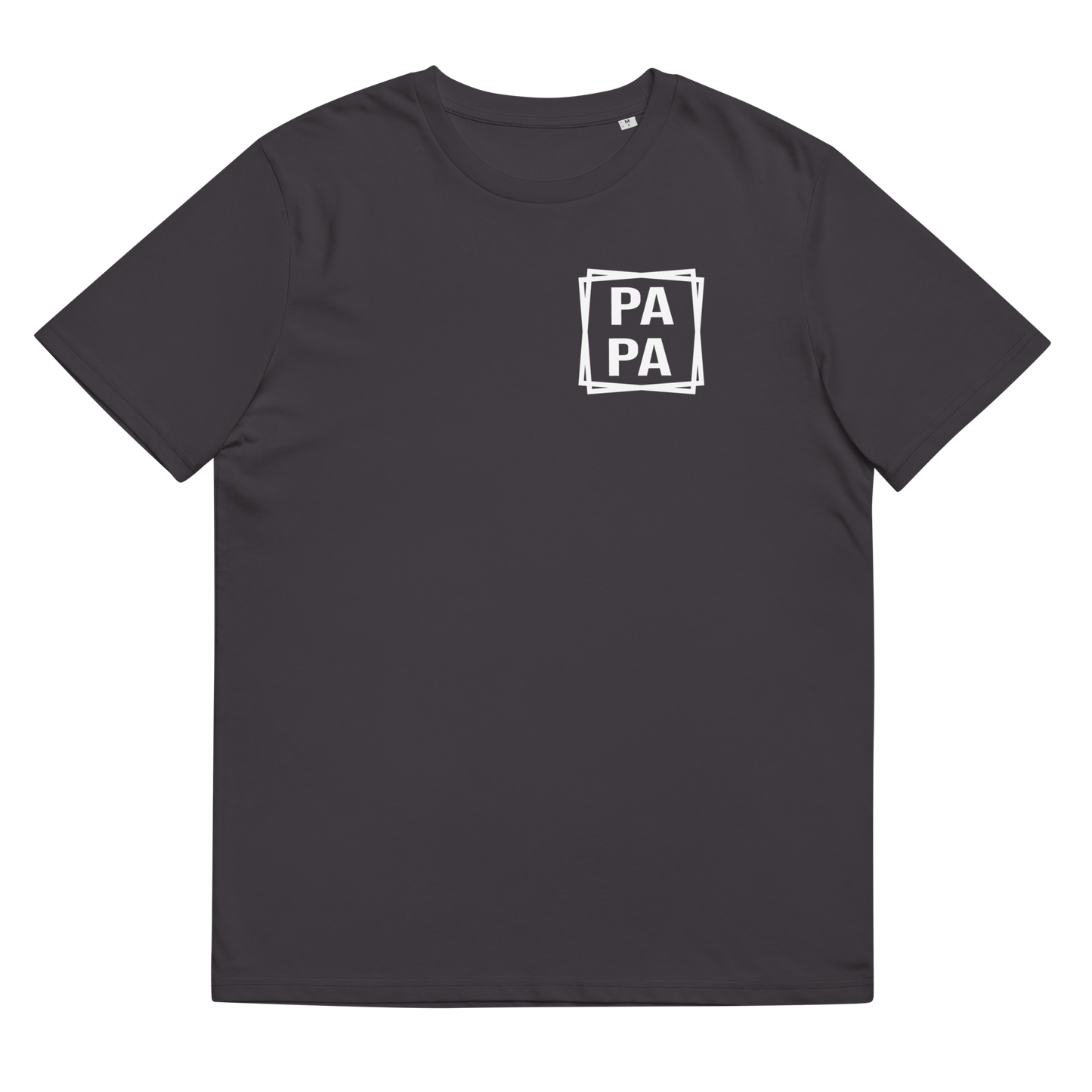 Rechteck Papa Unisex-Bio-Baumwoll-T-Shirt