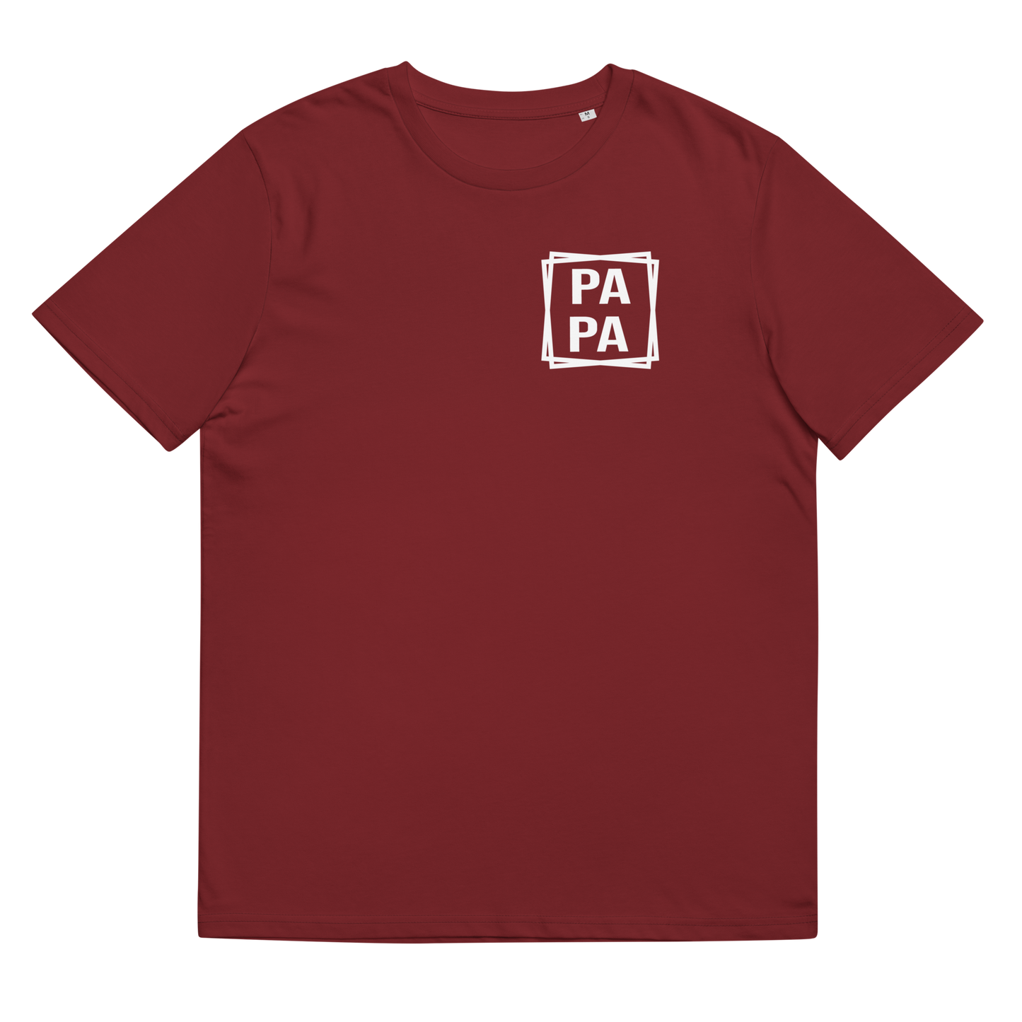 Rechteck Papa Unisex-Bio-Baumwoll-T-Shirt