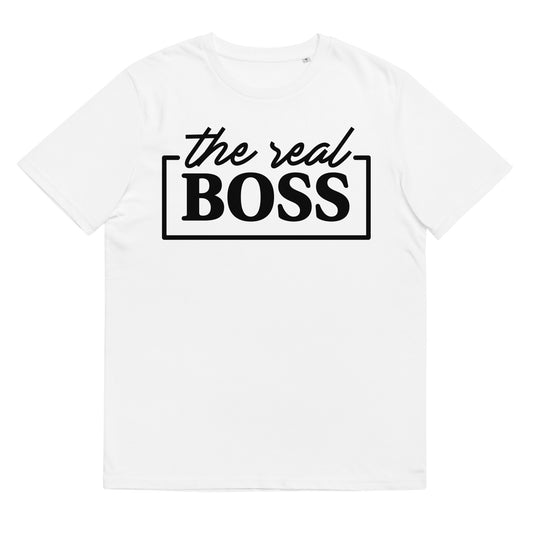 The real Boss Unisex-Bio-Baumwoll-T-Shirt