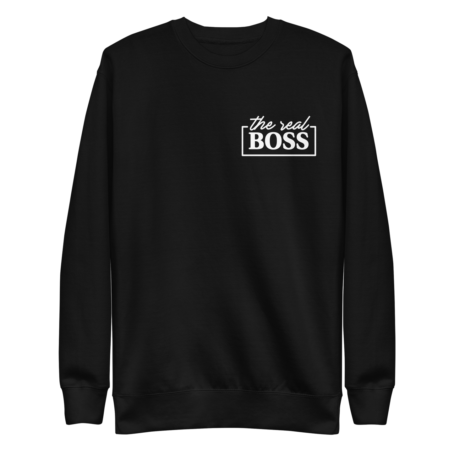 The real BOSS Unisex-Premium-Pullover
