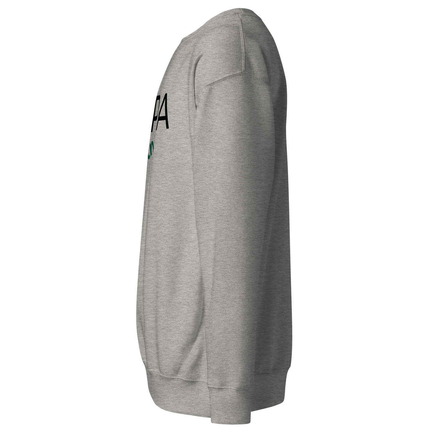 Papa Schriftzug Personalisierbar Unisex-Premium-Pullover
