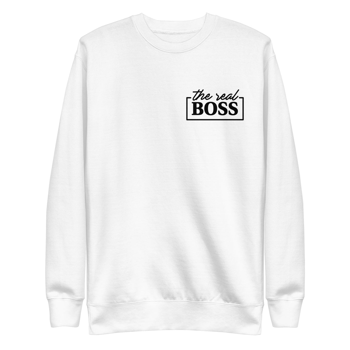 The real BOSS Unisex-Premium-Pullover