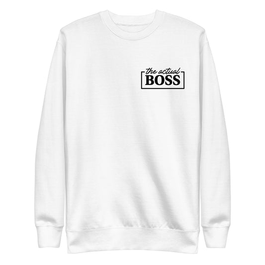 The actual BOSS Unisex-Premium-Pullover