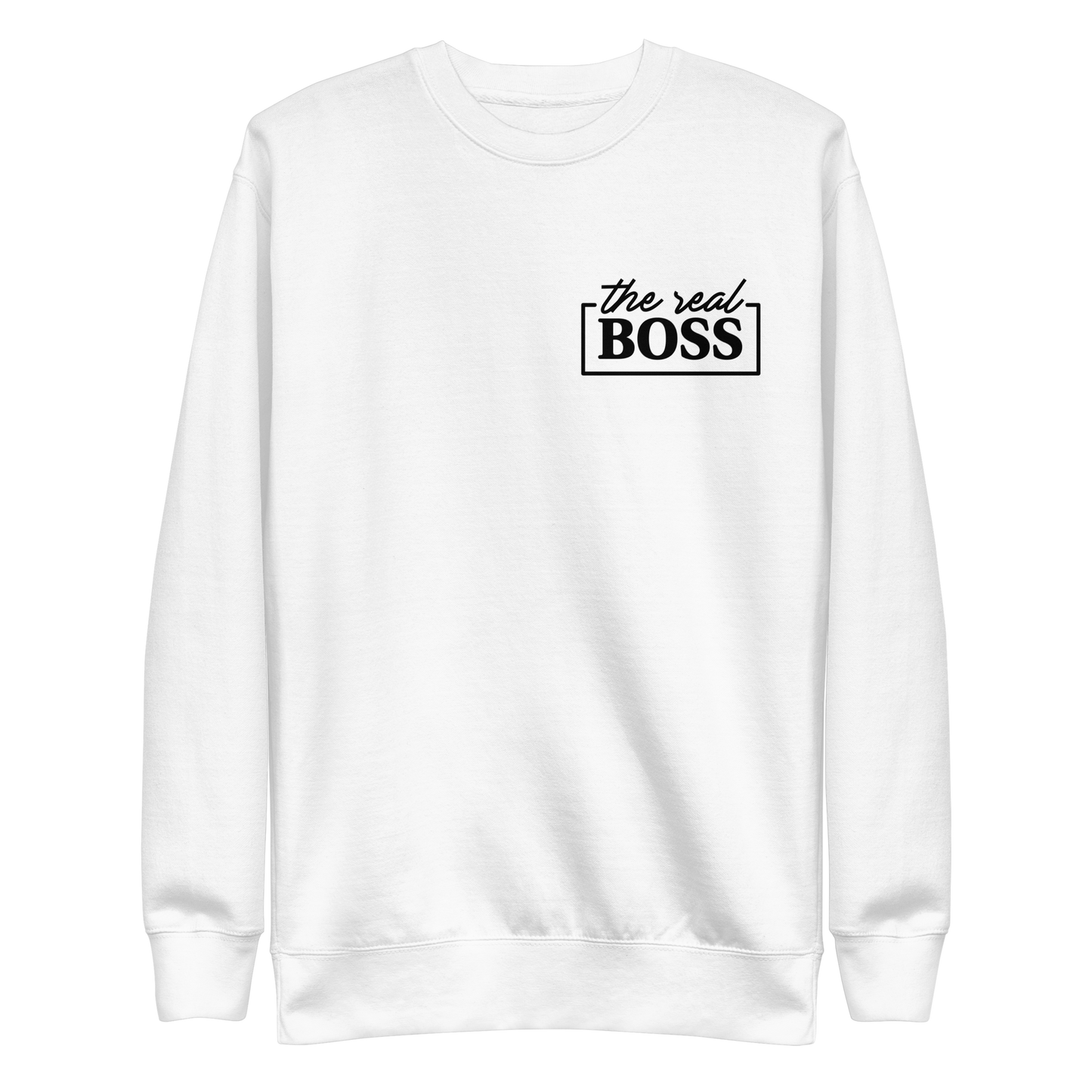 The real BOSS Unisex-Premium-Pullover