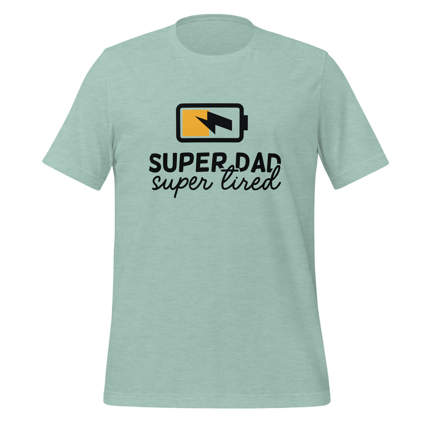 Batterie Super Dad Unisex-T-Shirt