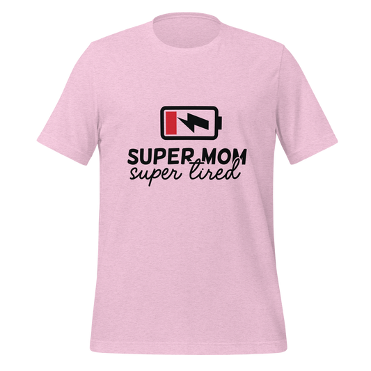 Batterie Super Mom Unisex-T-Shirt