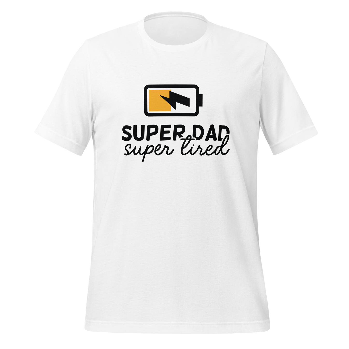 Batterie Super Dad Unisex-T-Shirt