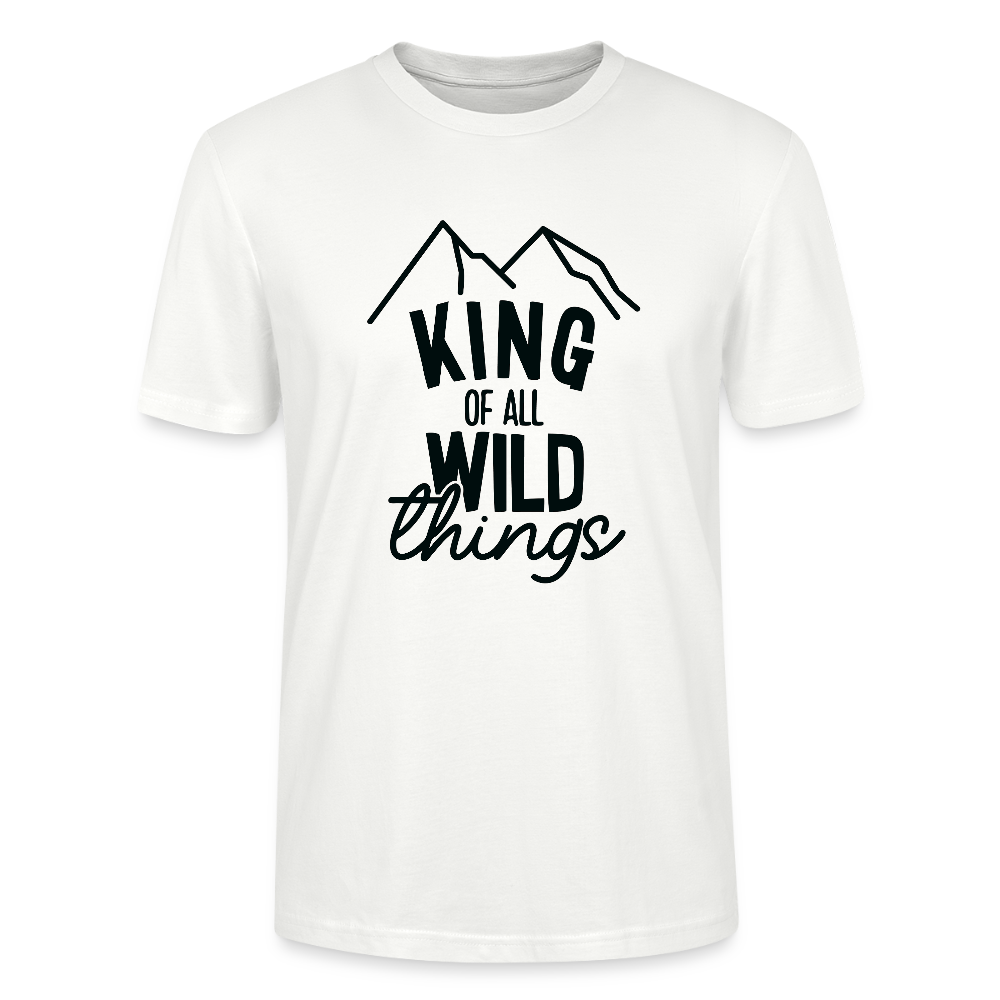 King of all wild things - Bio Unisex T-Shirt - Weiß