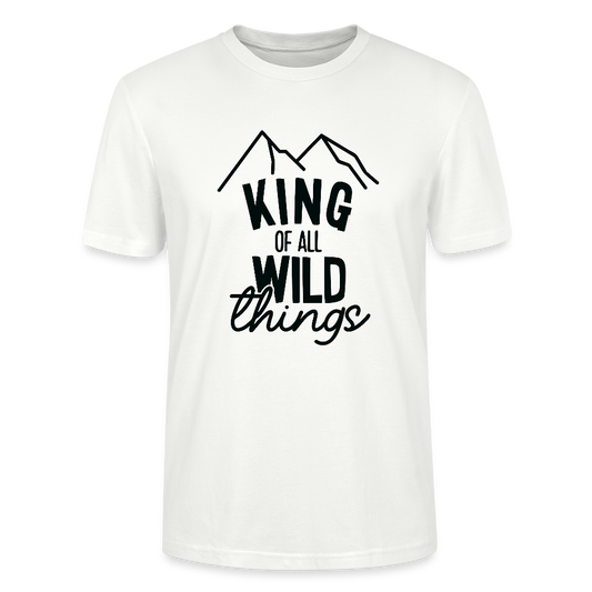 King of all wild things - Bio Unisex T-Shirt - Weiß