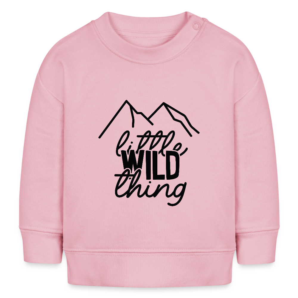 little wild thing -  Bio Baby Sweatshirt - Hellrosa