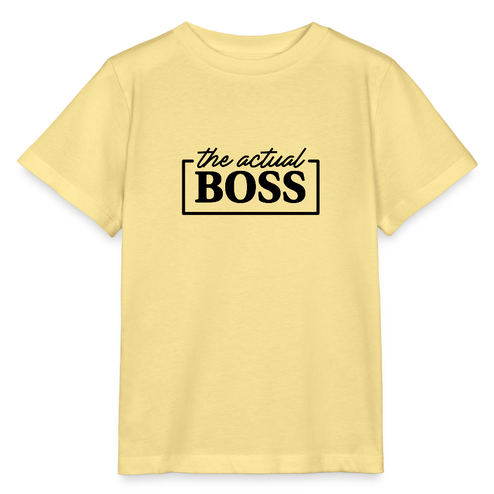 The actual Boss - Bio Kinder T-Shirt - Gelb Viva 