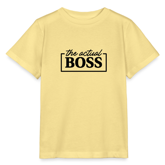 The actual Boss - Bio Kinder T-Shirt - Gelb Viva 