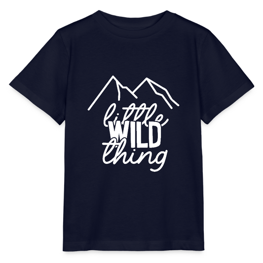 little wild thing - Bio Kinder T-Shirt - Navy