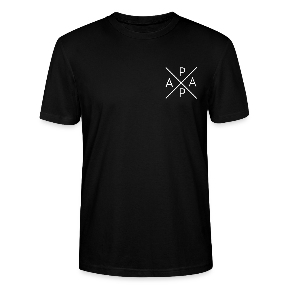 Papa - Bio Unisex T-Shirt - Schwarz
