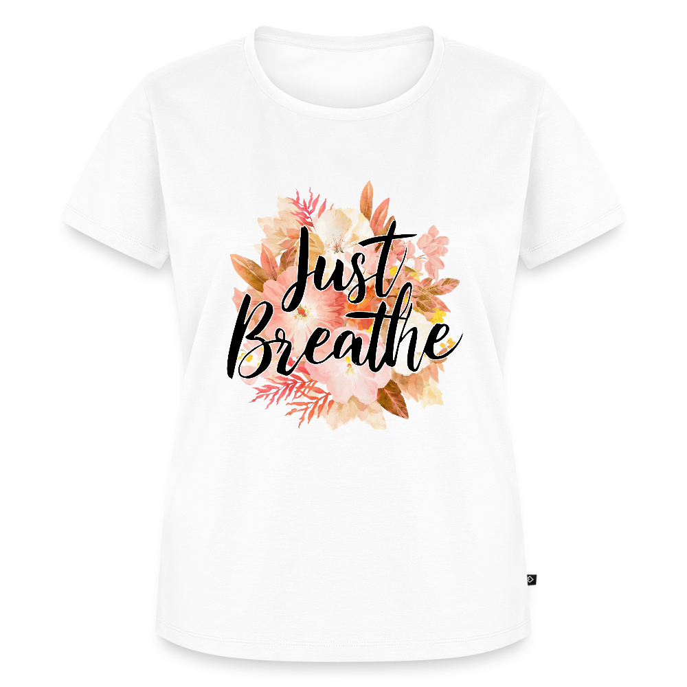 Just Breathe - Bio Frauen T-Shirt - Weiß