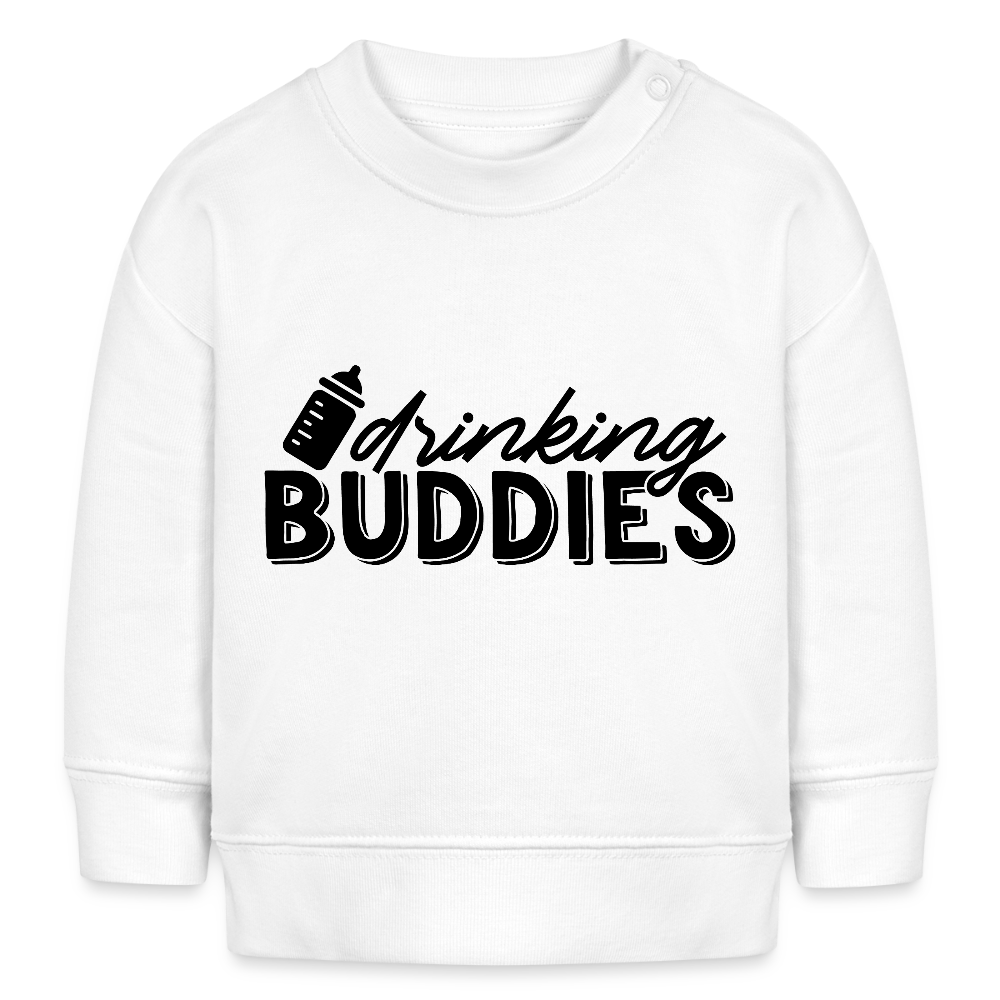 drinking Buddies - Bio Baby Sweatshirt - Weiß
