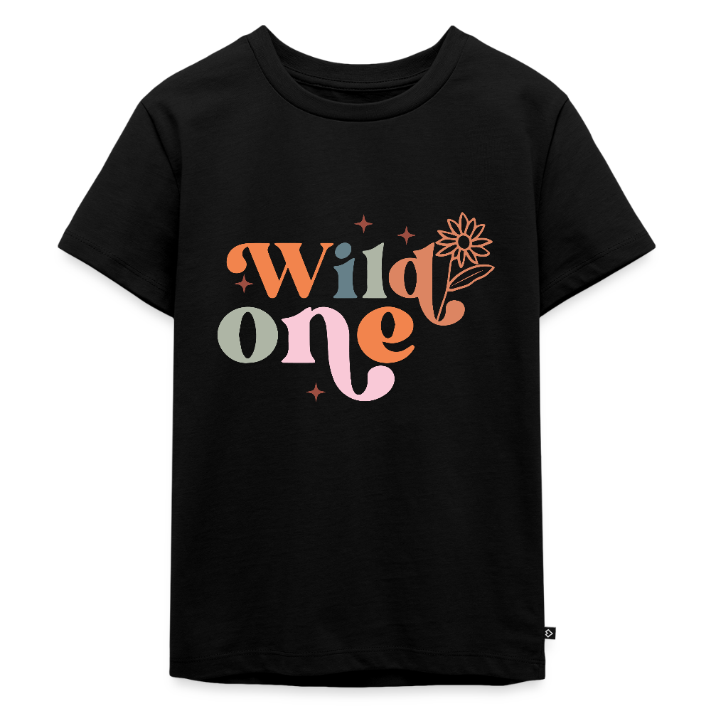 wild one - Bio Kinder T-Shirt - Schwarz