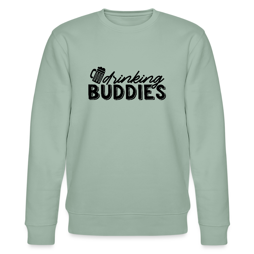 drinking Buddies - Bio Unisex Sweatshirt - Helles Graugrün