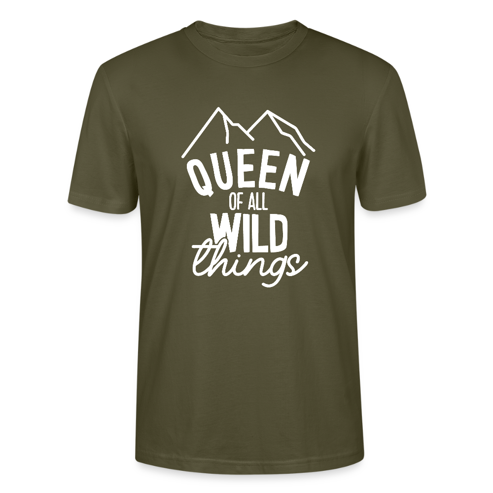 Queen of all wild things - Bio Unisex T-Shirt - Khaki